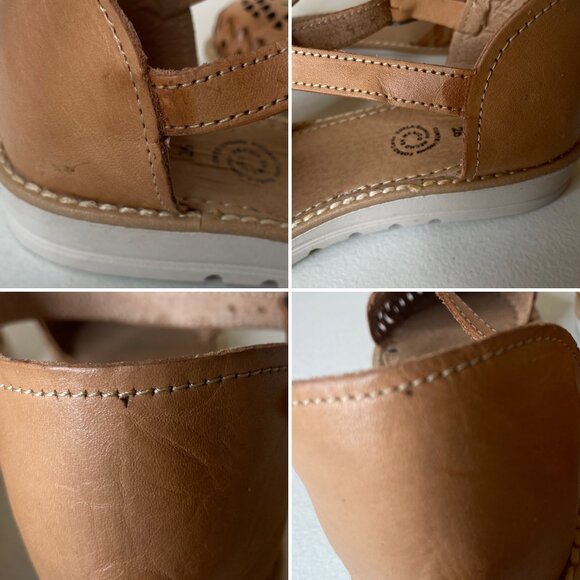 New Fatima Artesanias Huaraches Girasol Sunflower Sandals Size MX 26 US 9 - Picture 12 of 16